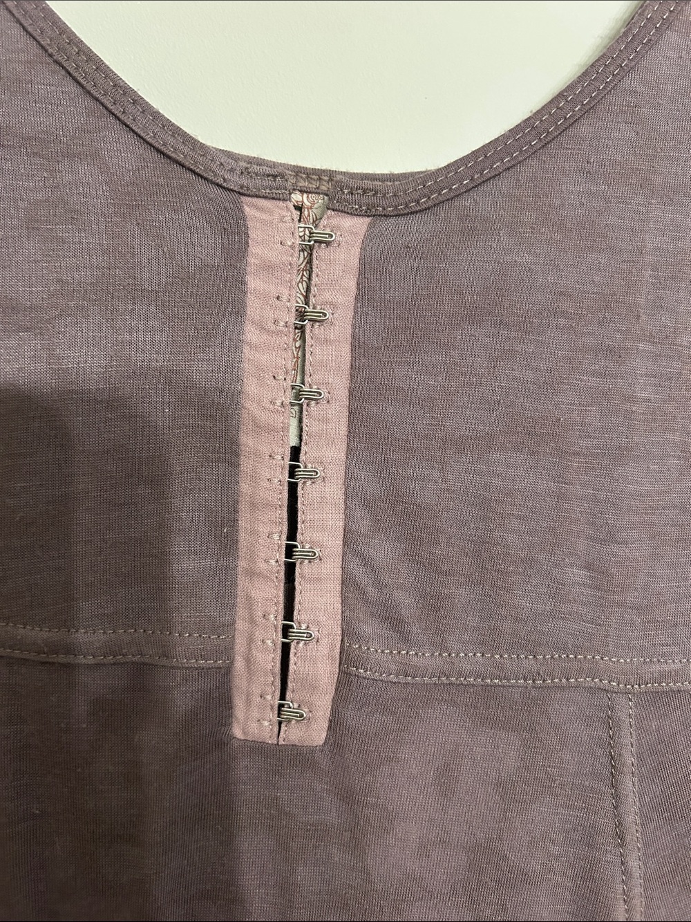 Free People Dusty Mauve Asymmetrical Hem Tank Dress - Picture 3 of 11